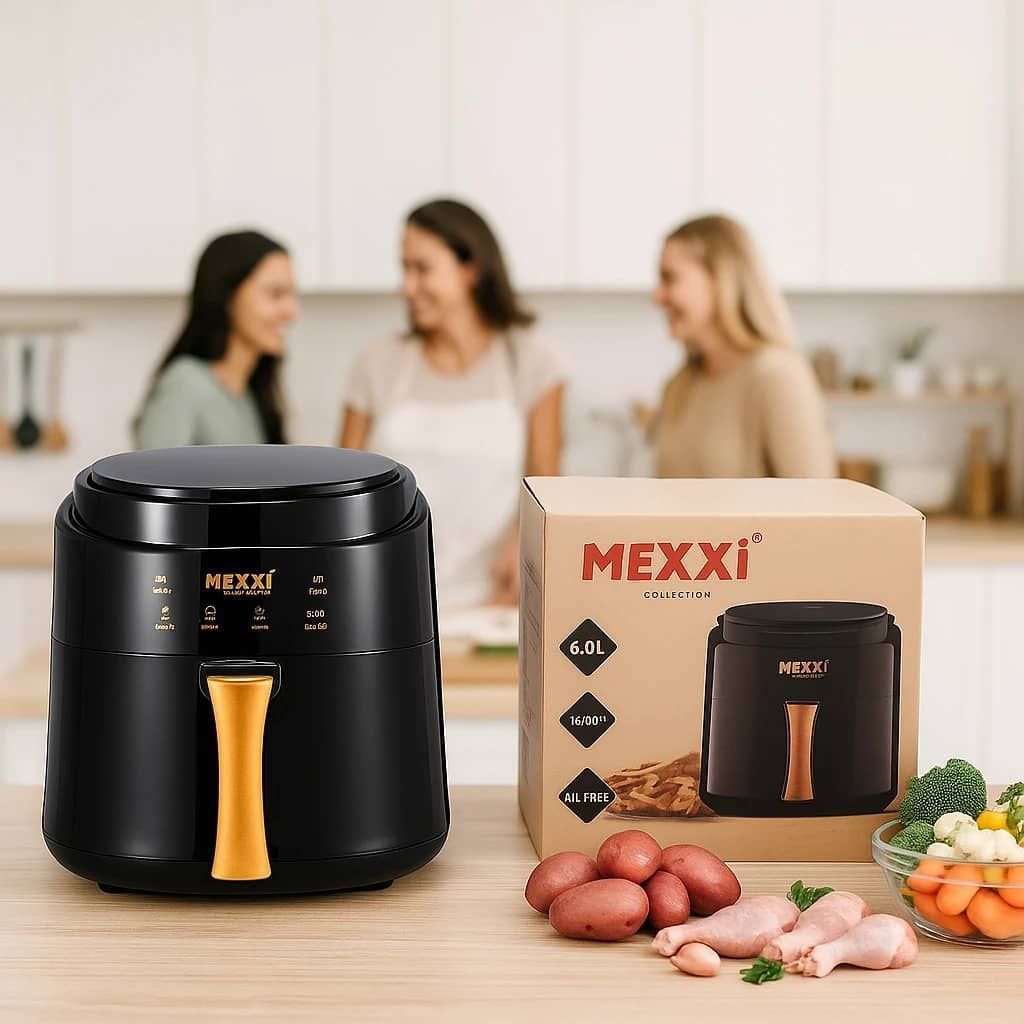 سرخ‌کن MEXXI همون چیزی‌یه که هر آشپزخونه‌ی مدرن نیاز داره 👩‍🍳